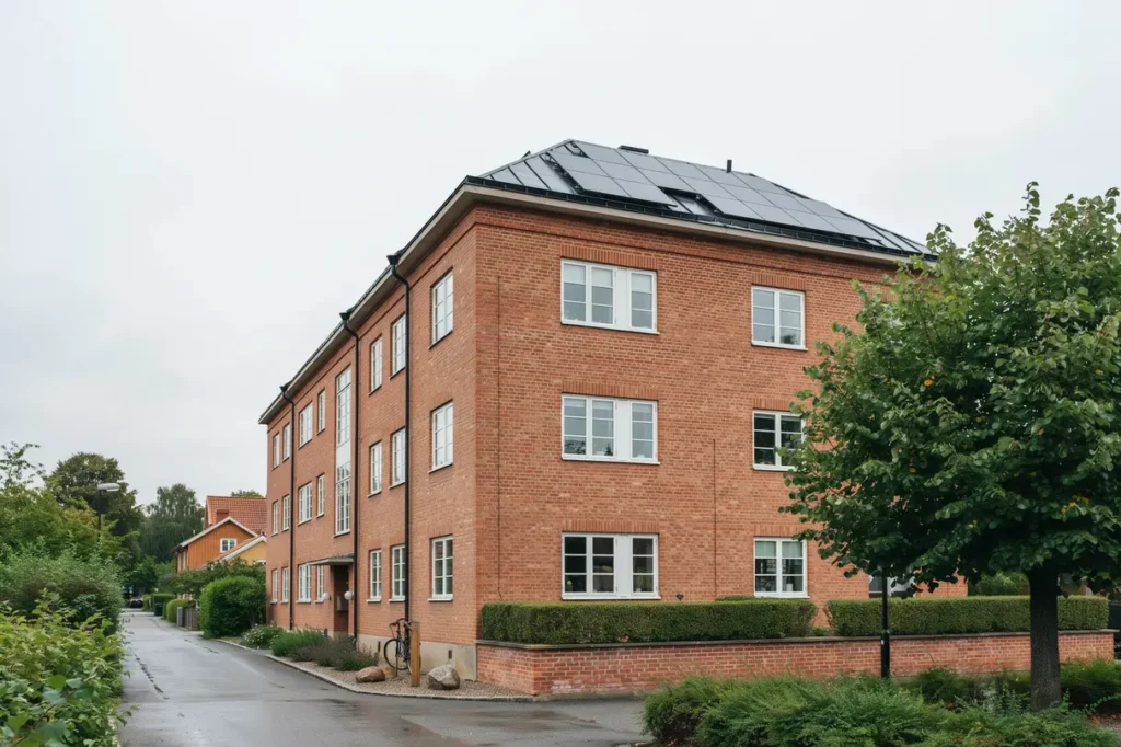 installation av solceller p flerbostadshus i enskede g rd rsta